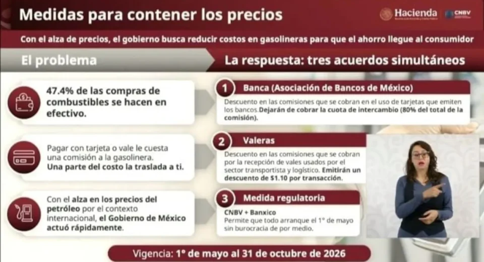 Acuerdo con gasolineras