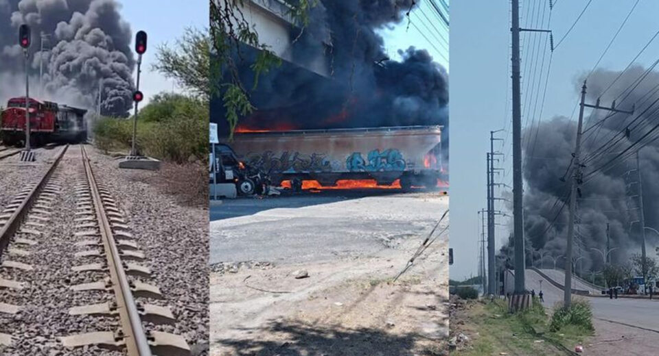 Accidente entre tren y vehículo de carga deja dos personas sin vida