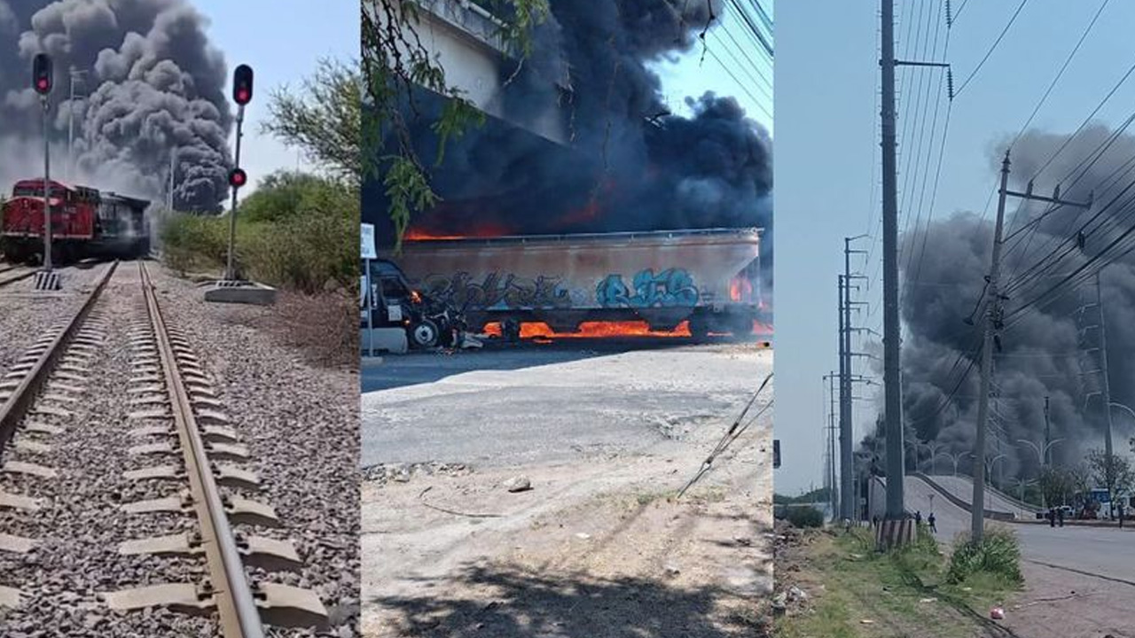 Accidente entre tren y vehículo de carga deja dos personas sin vida
