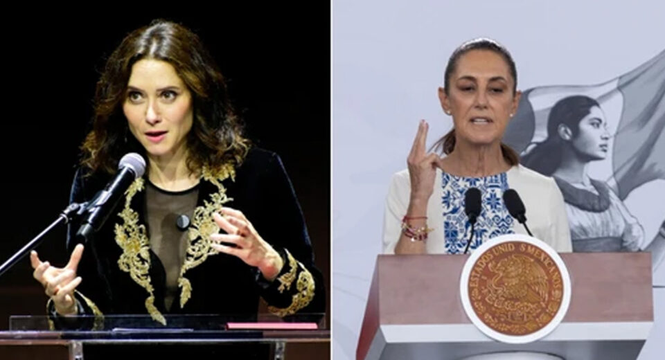 Ayuso desata debate histórico y Sheinbaum defiende la identidad cultural de México