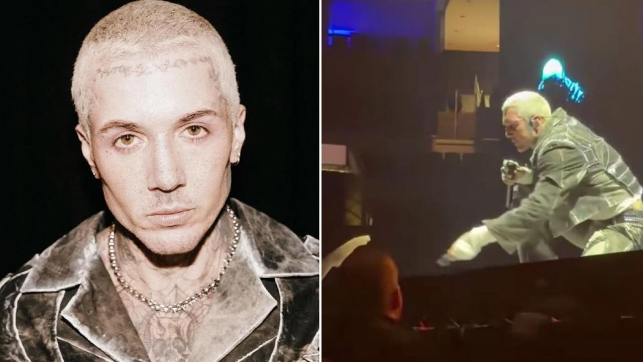 Celular lanzado al escenario deja lesionado a Oli Sykes durante concierto de Bring Me The Horizon