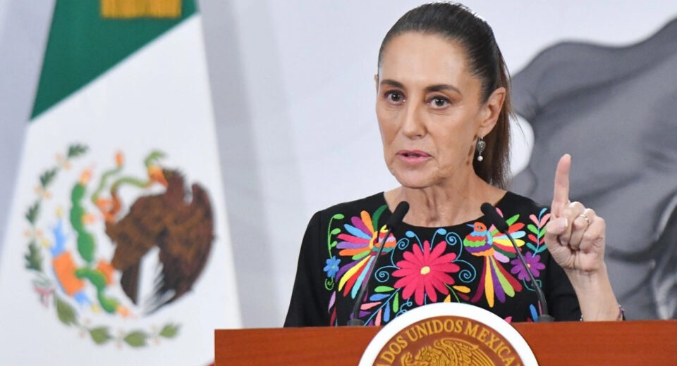 La presidenta Claudia Sheinbaum