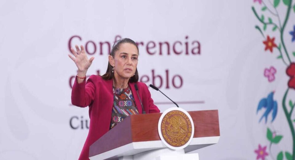 La presidenta Claudia Sheinbaum