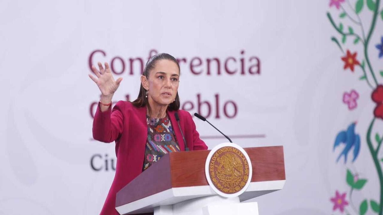 La presidenta Claudia Sheinbaum