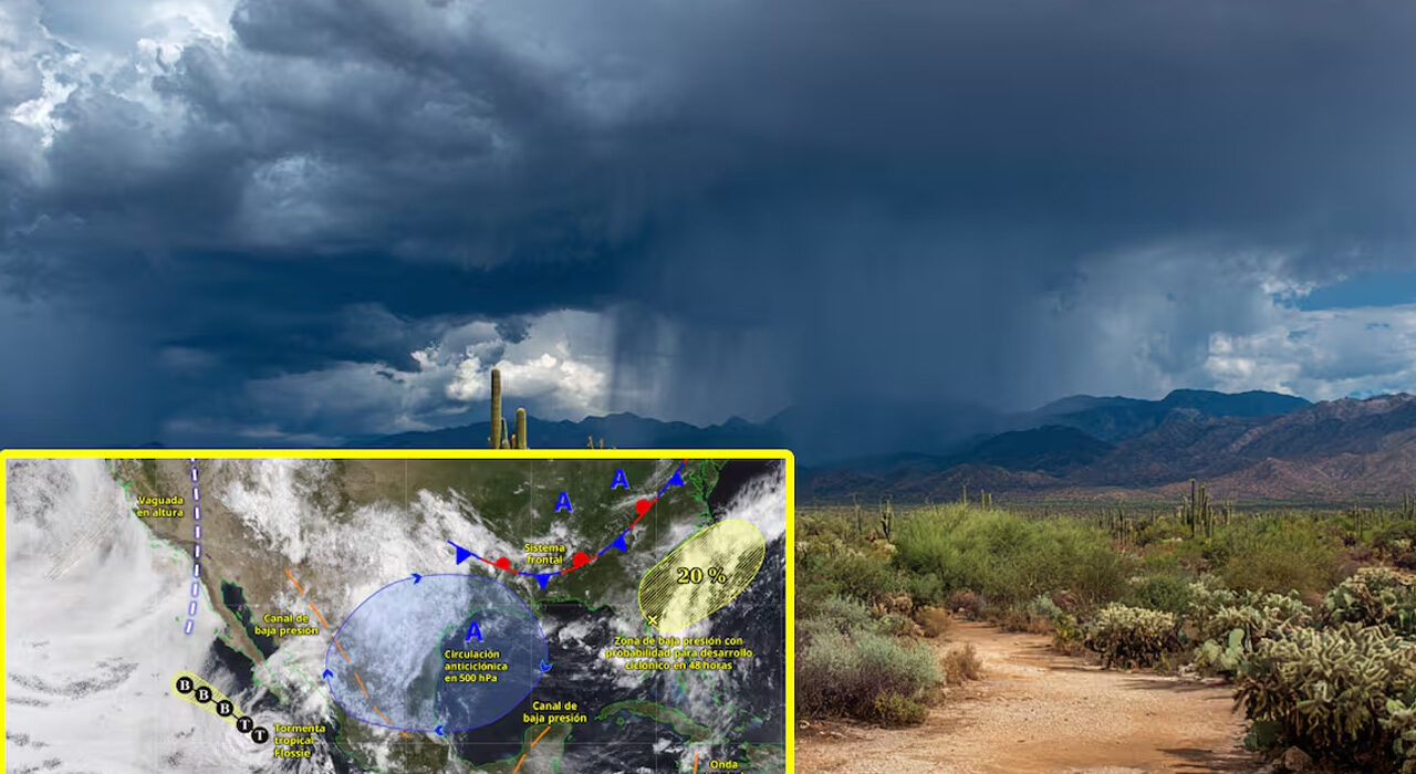 Monzón Mexicano se acerca y prevén fuertes lluvias en varios estados del país
