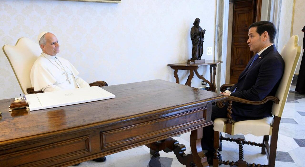 Rubio y el papa León XIV