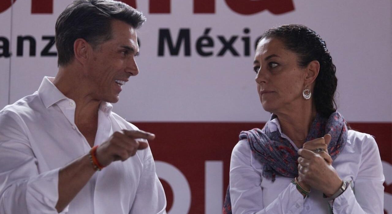 Sergio Mayer y Claudia Sheinbaum