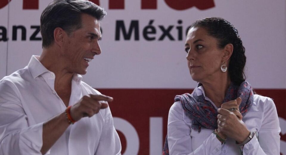 Sergio Mayer y Claudia Sheinbaum