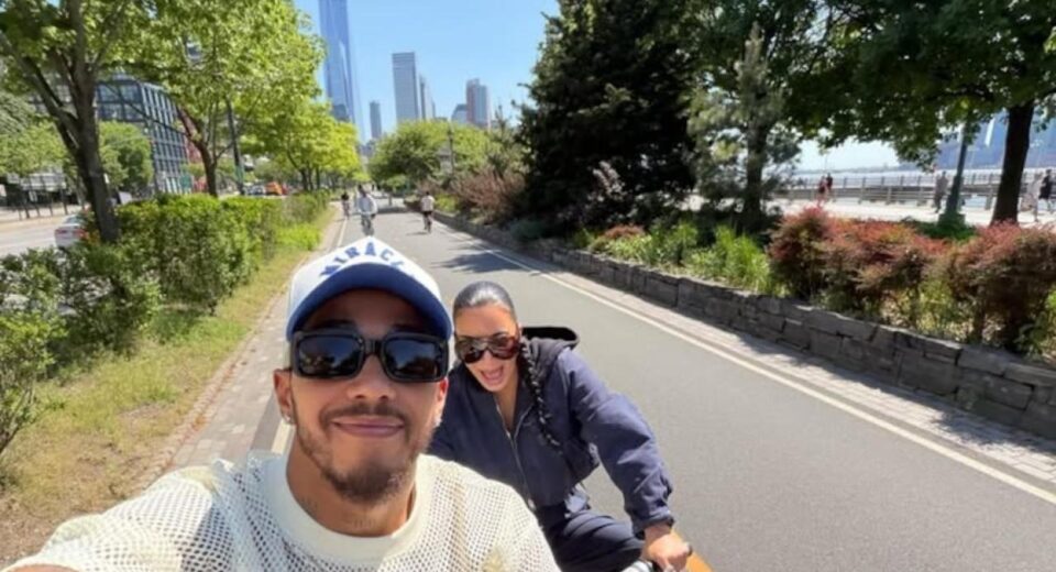 Kim Kardashian y Lewis Hamilton