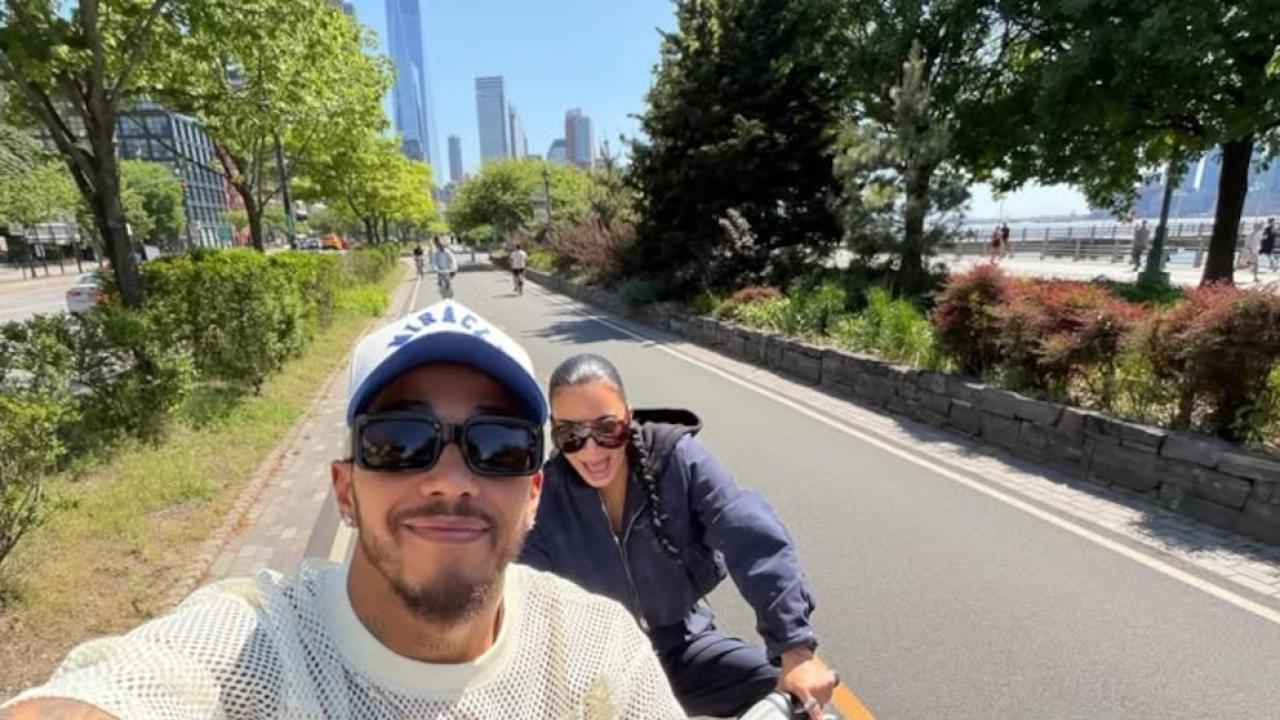 Kim Kardashian y Lewis Hamilton