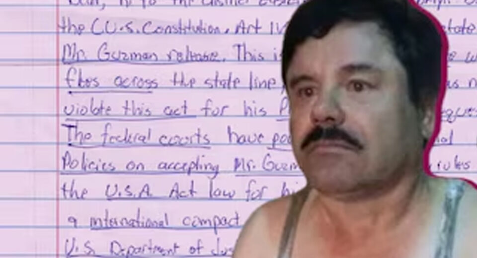 Joaquín ‘El Chapo’ Guzmán envía otra carta a juez de EU y solicita ser trasladado a México