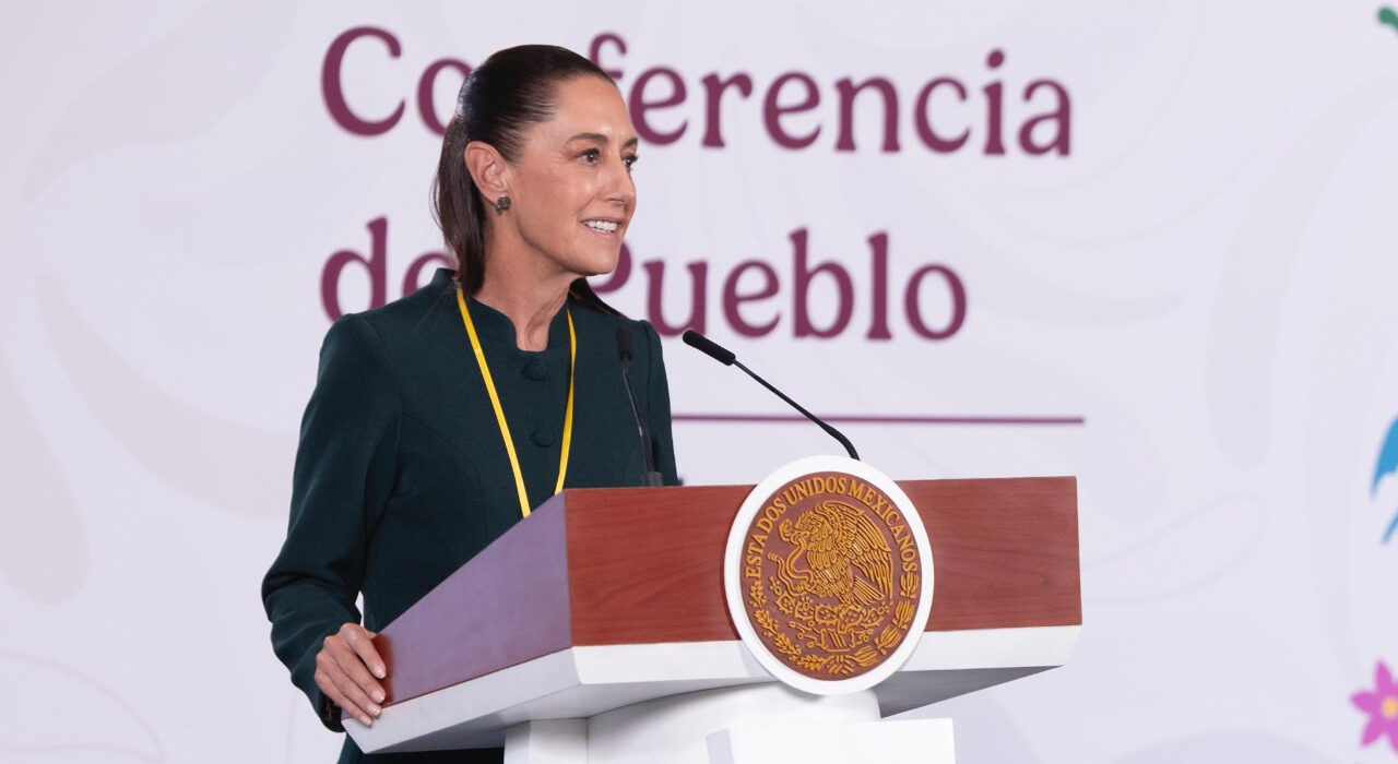 La presidenta Claudia Sheinbaum