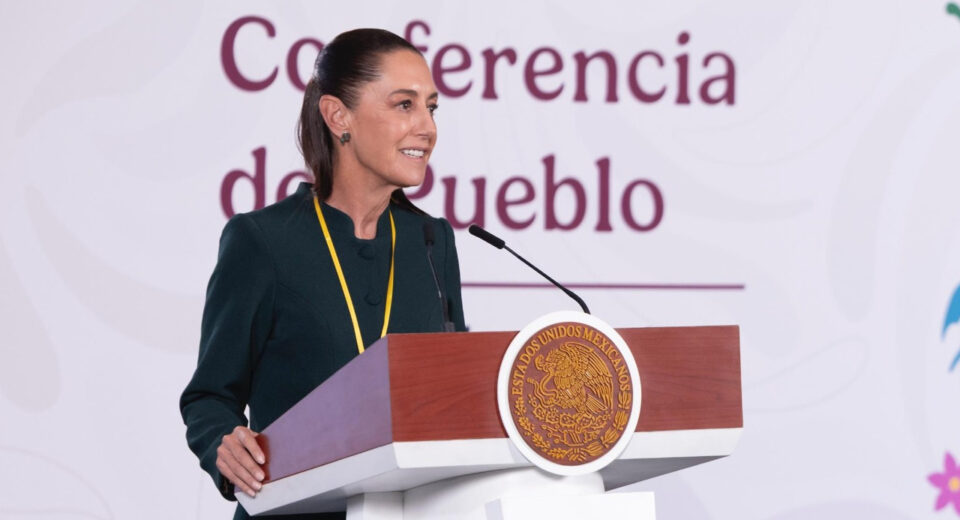 La presidenta Claudia Sheinbaum