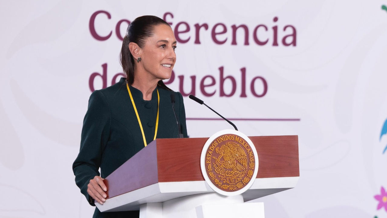 La presidenta Claudia Sheinbaum