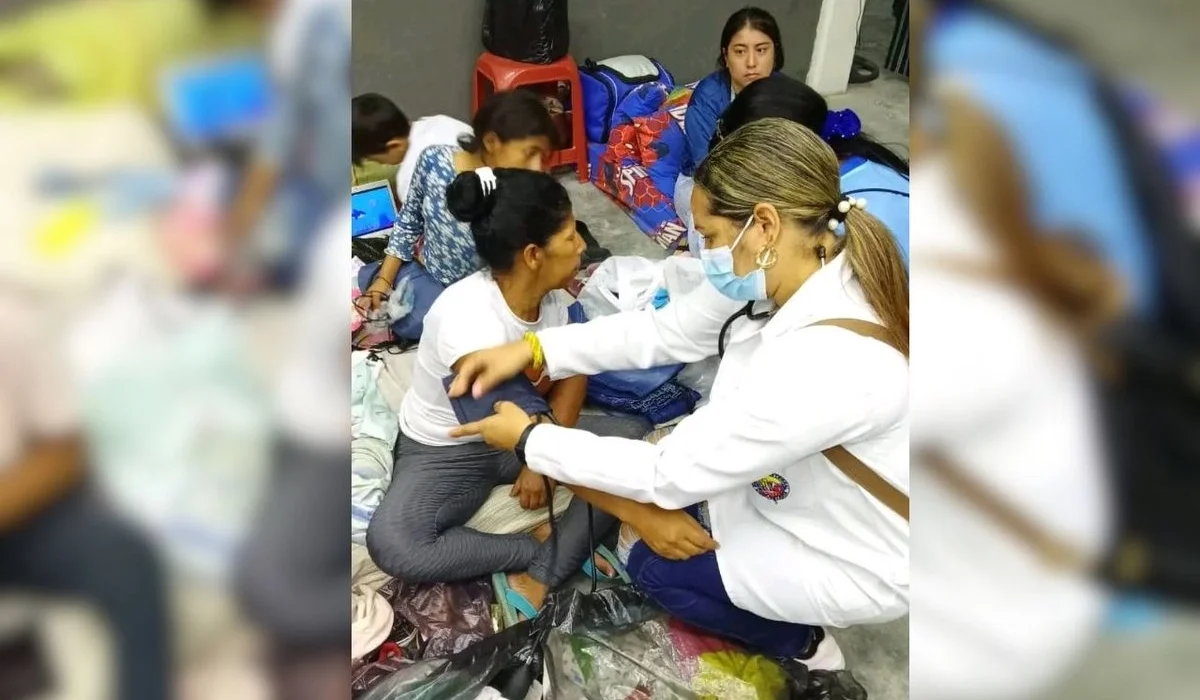 Médicos y rescatistas