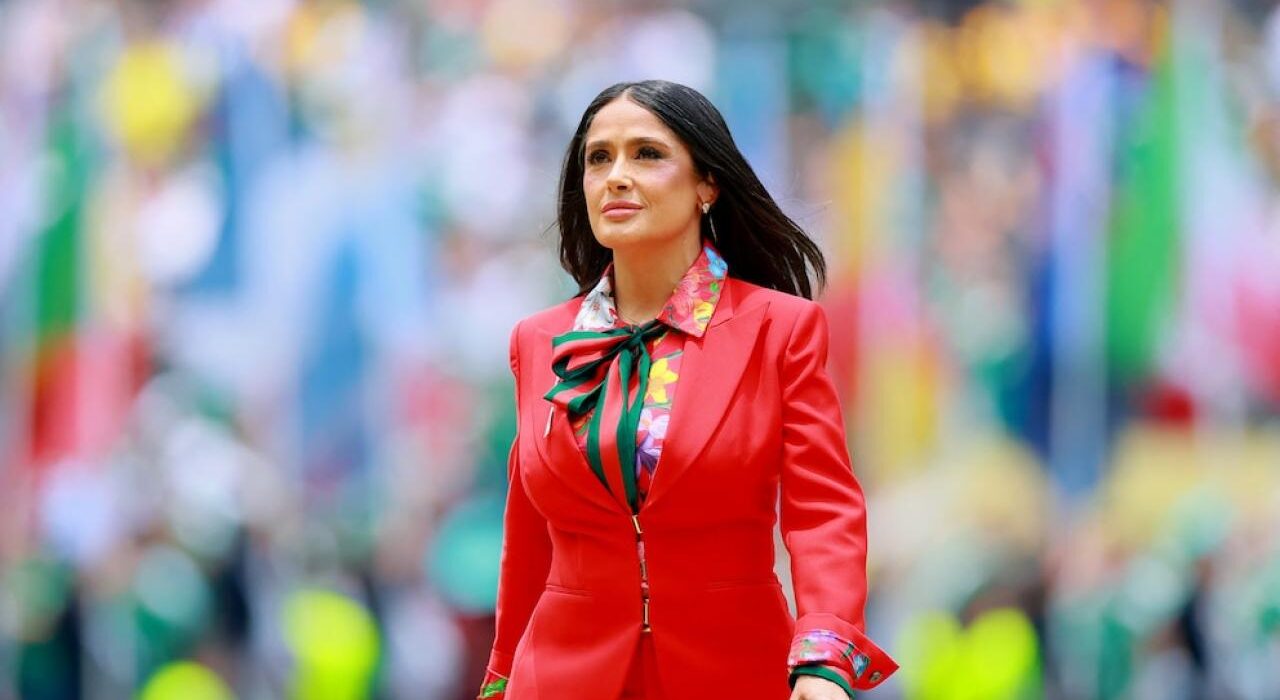 Salma Hayek asistió al Mundial 2026