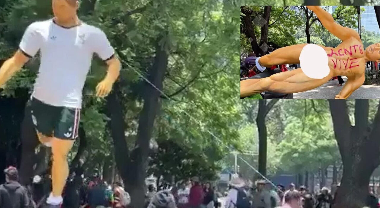Tensión en Reforma durante movilización de maestros