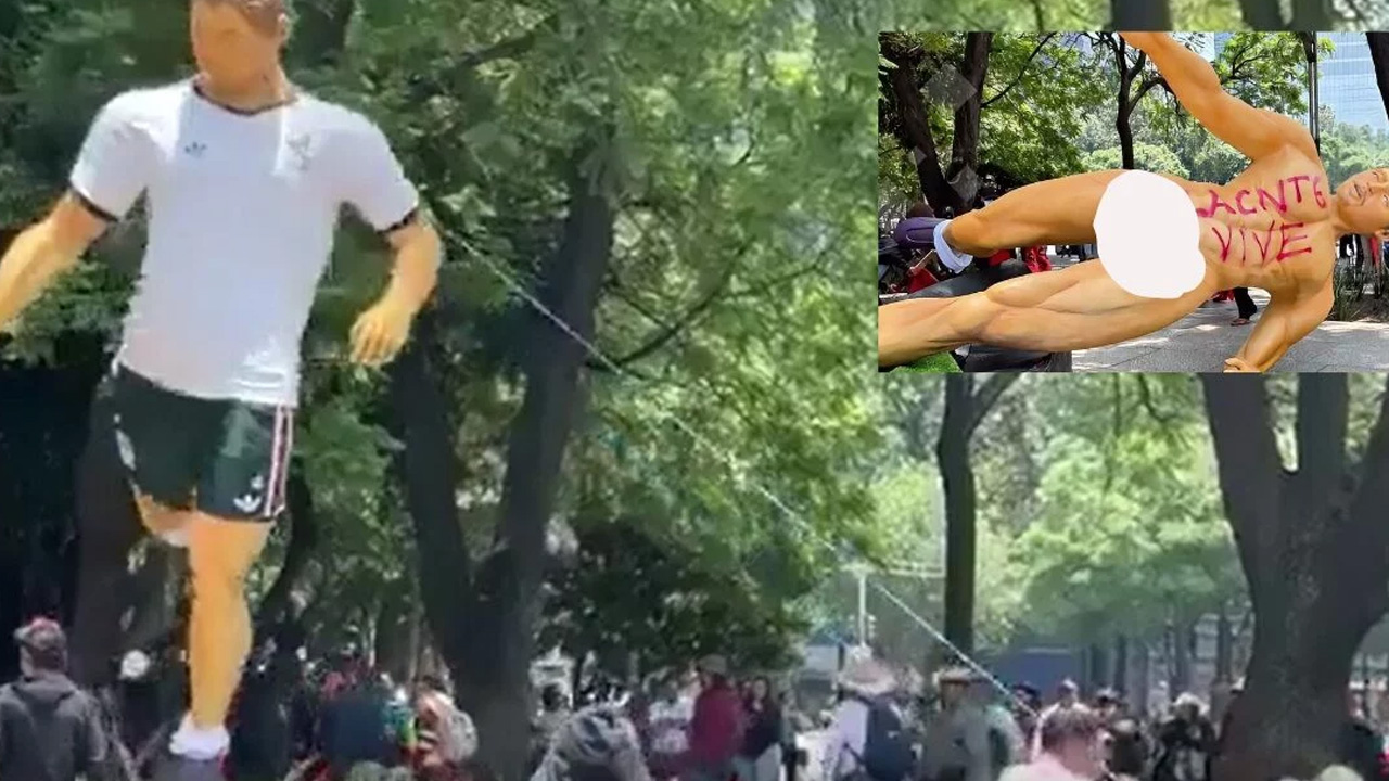 Tensión en Reforma durante movilización de maestros