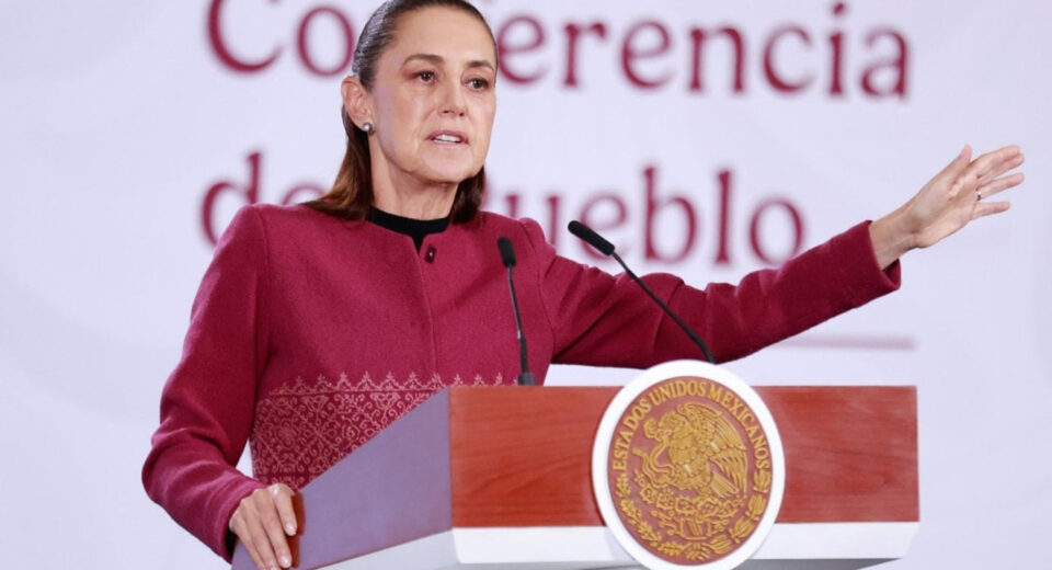 La presidenta Claudia Sheinbaum