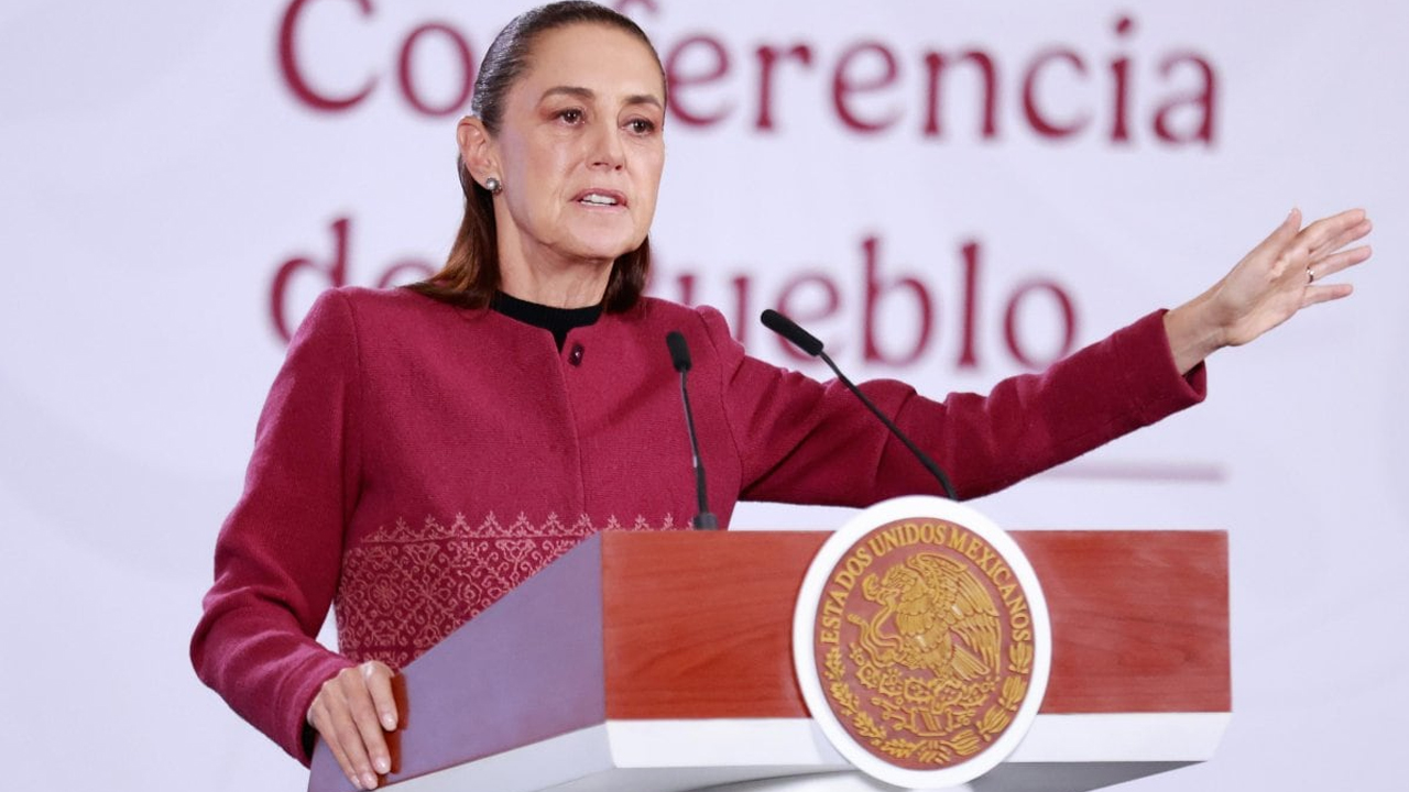 La presidenta Claudia Sheinbaum