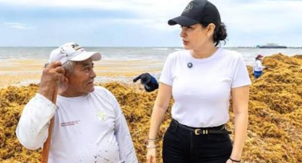 Quintana Roo intensifica estrategia contra el sargazo; prioridad es retirarlo antes de que llegue a las playas