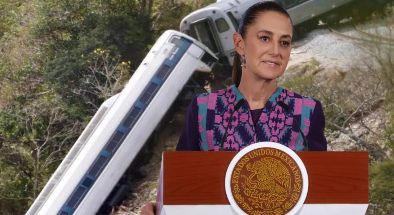 Sheinbaum se pronuncia sobre incidente en el Tren Interoceánico y descarta un descarrilamiento total