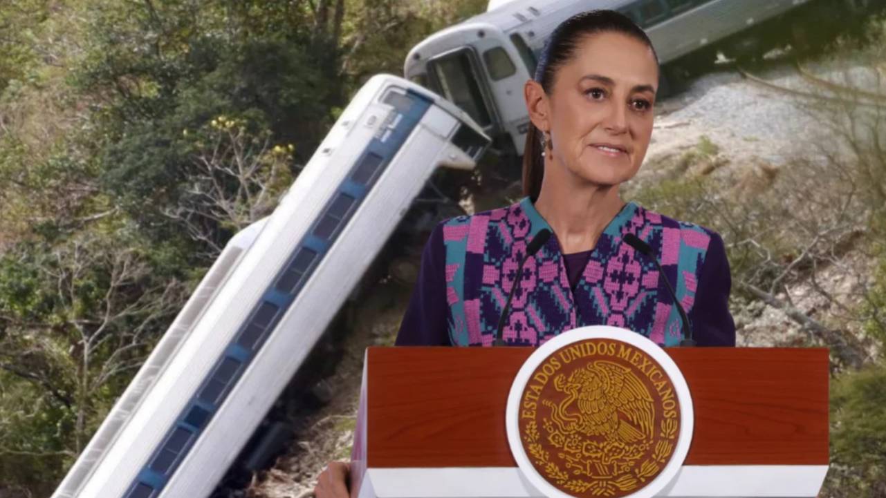 Sheinbaum se pronuncia sobre incidente en el Tren Interoceánico y descarta un descarrilamiento total