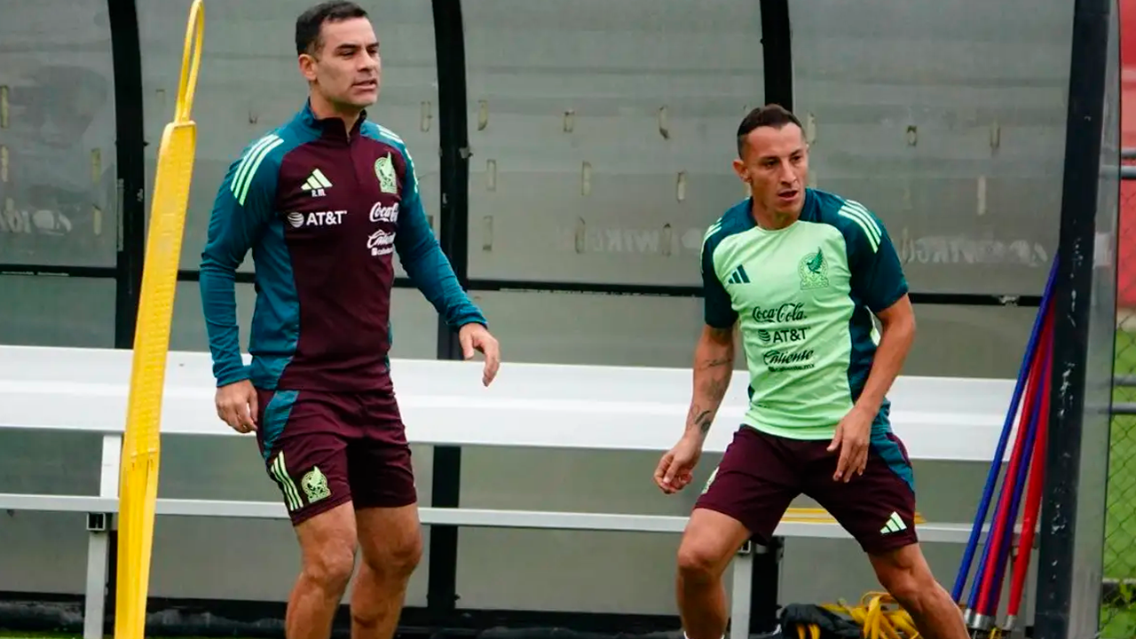 Andrés Guardado y Rafa Márquez
