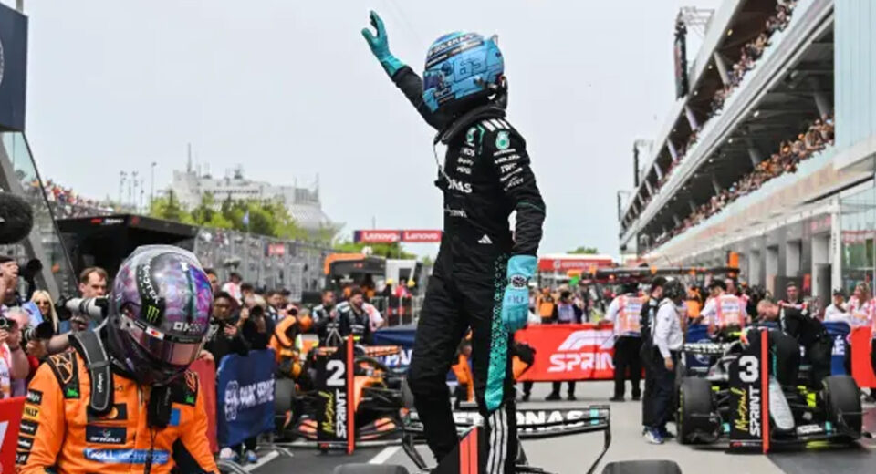 George Russell sorprende y saldrá primero en la Sprint de Países Bajos; ‘Checo’ Pérez, penúltimo
