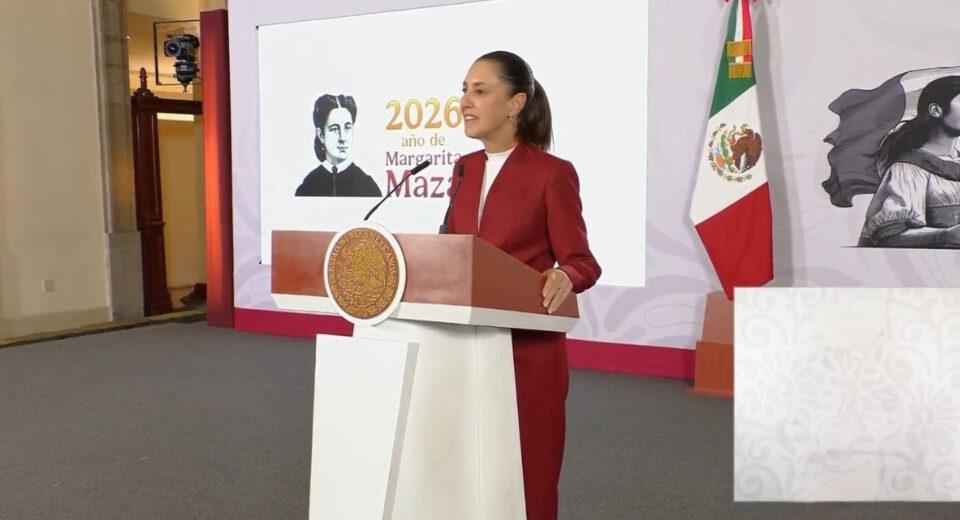 La presidenta Claudia Sheinbaum