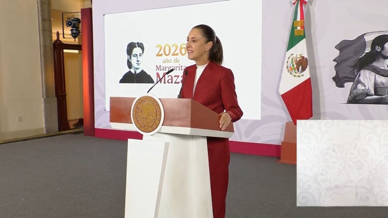 La presidenta Claudia Sheinbaum