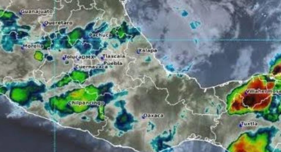 México bajo alerta por fuertes lluvias: tormentas, granizo y actividad eléctrica golpearán varios estados