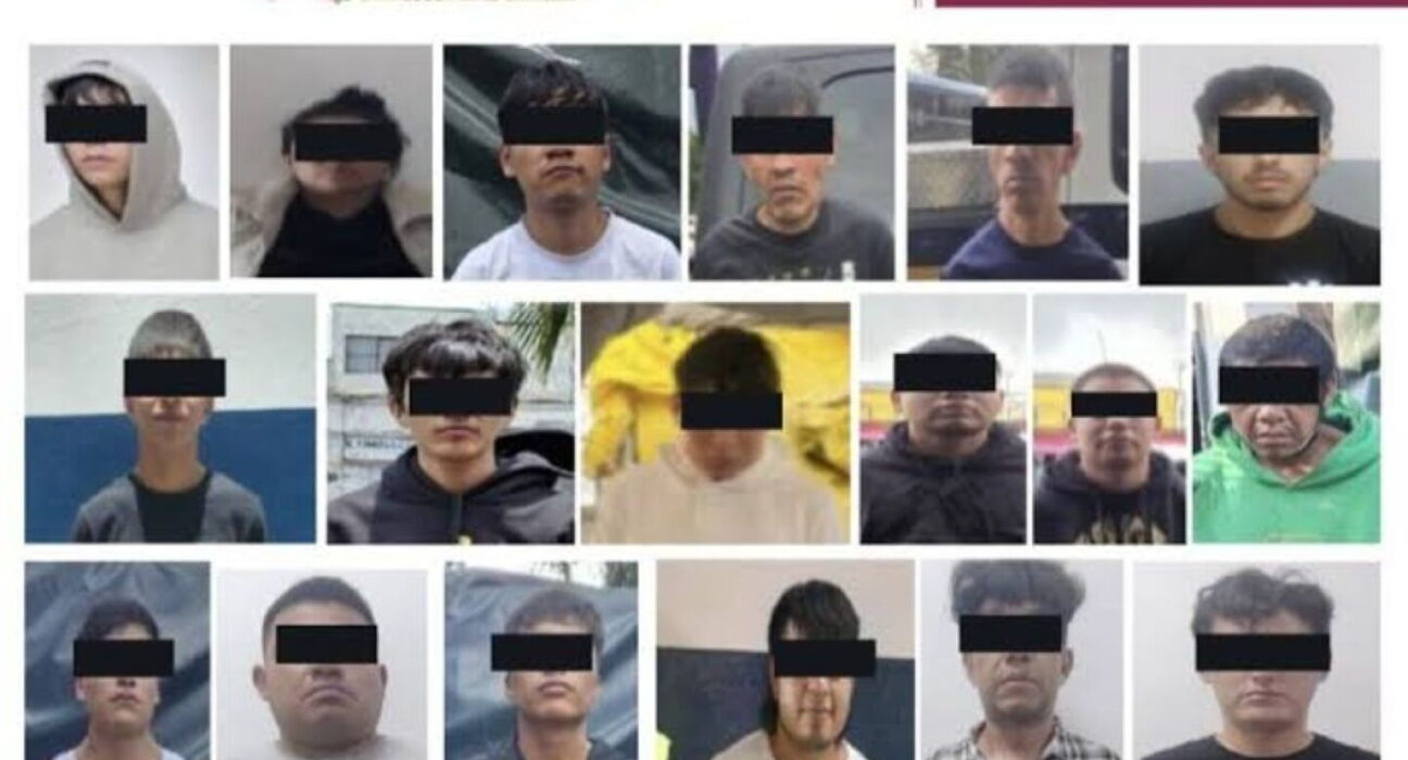 Presuntos integrantes de la Unión Tepito