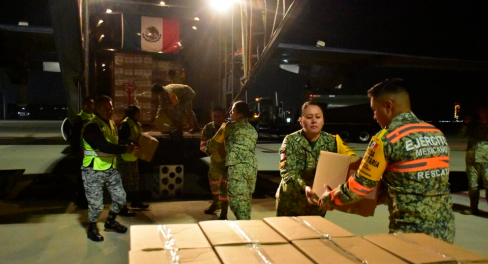 cargamento de ayuda humanitaria