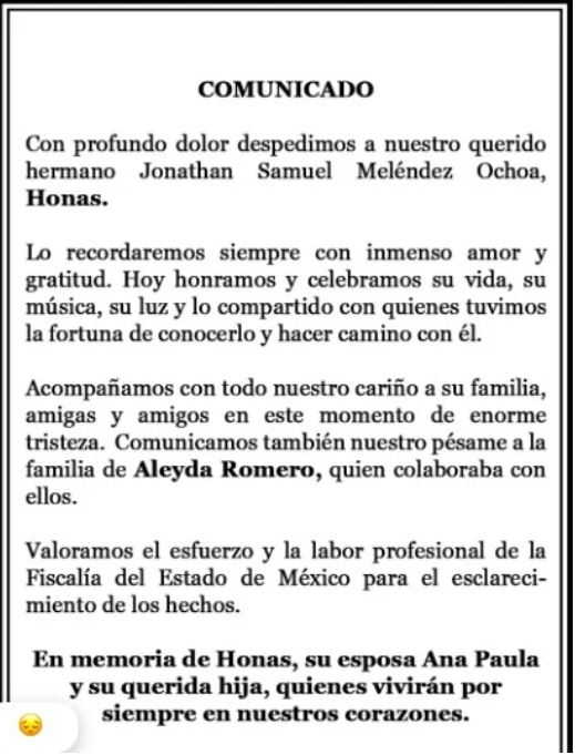 Comunicado Camilo Séptimo