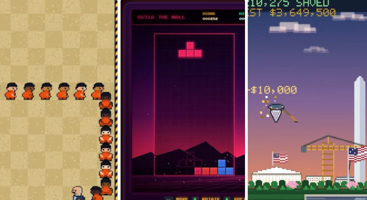 Tetris cuestiona a la Casa Blanca por el videojuego ‘Build the Wall’ y advierte sobre derechos de autor