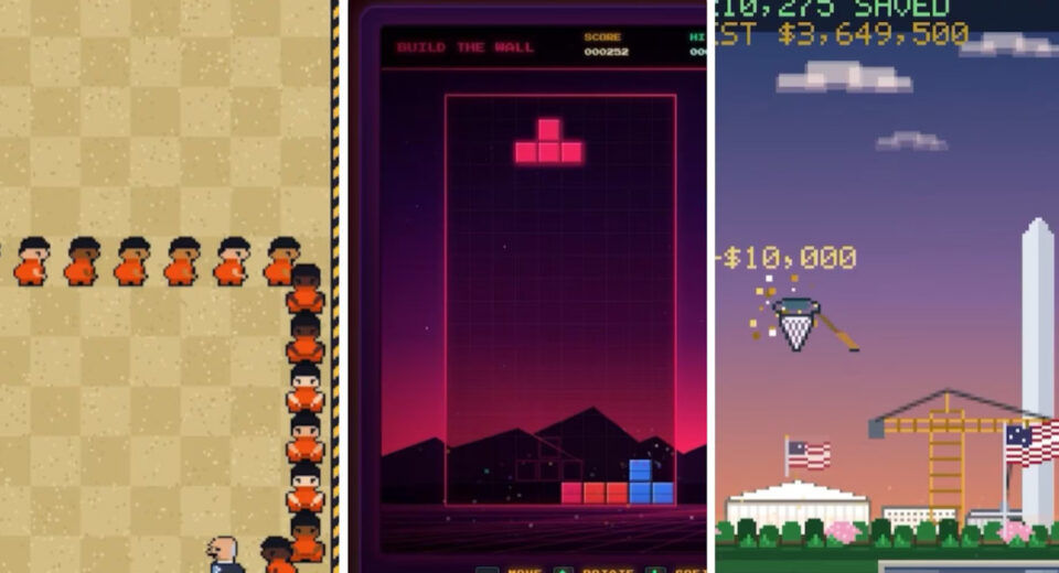 Tetris cuestiona a la Casa Blanca por el videojuego ‘Build the Wall’ y advierte sobre derechos de autor